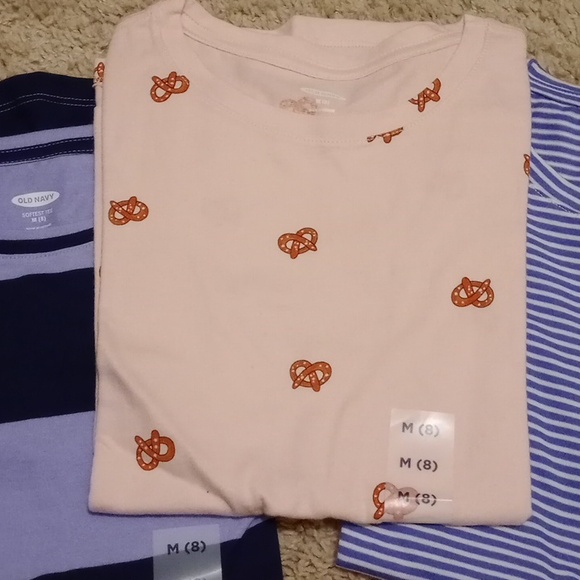 NWT Old Navy Softest Crew-Neck Tee for Girl Bundle - Picture 5 of 7